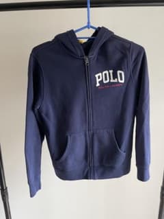 【150】POLO RALPH LAUREN ジップアップパーカー ネイビーのサムネイル