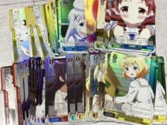주문은 토끼입니까? Weiss Schwarz 갑판 부품 호일 카드 세트