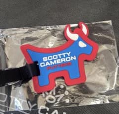 スコッティキャメロン◆スコッティドッグ 青/赤 パターカバー リーシュ ◆レア品 スコッティキャメロン◇スコッティドッグ 青/赤 パターカバー リーシュ
