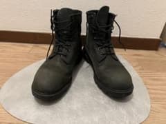 美品Timberland 6インチ ベーシックブーツ ブラックヌバッ10042 Timberland 6インチ ブーツ ブラック ヌバック 25cm 10042 - メルカリ