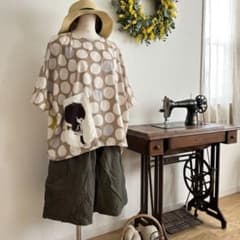 ち*ー様 ハンドメイド／レトロ生地をポケットにした『かんたんなふく』のサムネイル