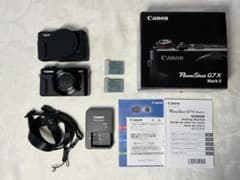 美品 Canon PowerShot G7X Mark II 付属品付きのサムネイル