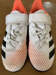 adidas Predator スパイクシューズ ホワイト/オレンジのサムネイル