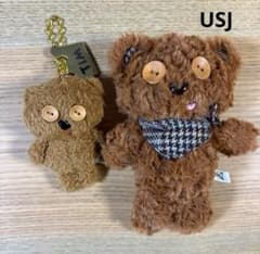 USJ 미니언 팀 봉제인형 마스코트 2점 세트