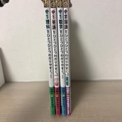 中学国語•中1理英数をひとつひとつわかりやすく。 4冊のサムネイル