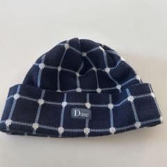Dime チェック柄 ニット帽のサムネイル