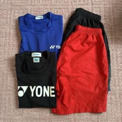 YONEX T 셔츠와 반바지 세트