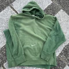 NIKE パーカー 刺繍ロゴ　鬼フェード　フェード　90s 80s ナイキ
