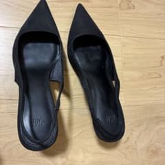 H&M スリングバックパンプス ブラック 37のサムネイル