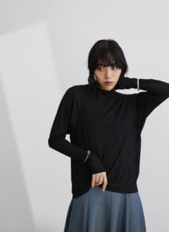 【カカ様専用】stylemixer シアーリブボトルネックプルオーバーのサムネイル