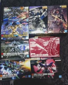 ガンプラ HG MG 7点セット まとめ売りのサムネイル