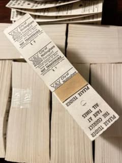 海外チケット1000枚以上 1パックまるごと ロールチケット - メルカリ