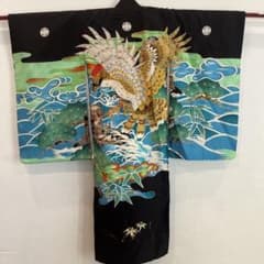 【立身出世を願う一着】勇壮な鷹柄 五歳男の子 七五三着物　長襦袢セット 立身出世を願う一着】勇壮な鷹柄 五歳男の子 七五三着物 長襦袢