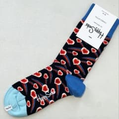 Happy Socks 新品 ソックス 36-40 ハート柄　aのサムネイル