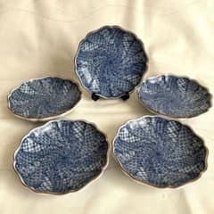 新品未使用】たち吉 染付捻祥瑞 小皿 五客揃 - メルカリ