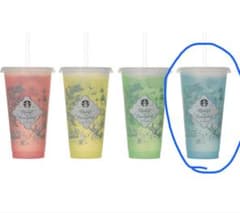 スタバ　カラーチェンジ　リユーザブルカップ　ブルーのサムネイル