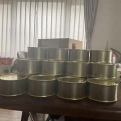 魚介類缶詰 まとめ売り　銀鮭の水煮　24缶 賞味期限　2028.4.1のサムネイル