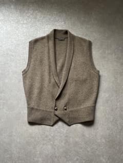 ISSEY MIYAKE MEN 80s 筆タグ ウール ニットベスト 80s 筆タグ issey miyake men イッセミヤケ ニットベスト - メルカリ