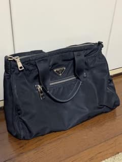 PRADAプラダ ハンドバッグ 2way トライアングルロゴ ネロ BN1843 PRADAプラダ ハンドバッグ 2way トライアングルロゴ ネロ BN1843