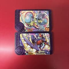 ヒ*ト様 ポケモンフレンダ ルカリオ ガブリアス2枚セットのサムネイル