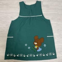 すてきな先生 学研 くまのがっこう 保育士 エプロン グリーン 緑のサムネイル
