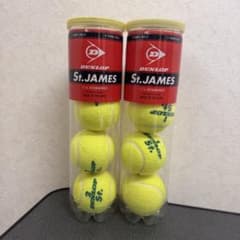 ⋆⸜新品未開封 DUNLOP St.James テニスボール 4個✕2本⸝⋆ - メルカリ