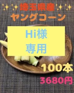 Hi様専用になります。１００本➕おまけ最低5本！ヤングコーンのサムネイル
