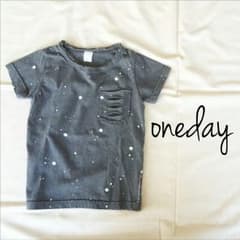ダメージポケット　Tシャツ　子供服　トップス　100cmのサムネイル