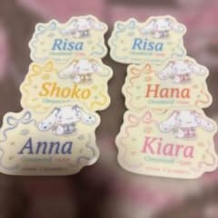 Cinnamoroll =Love ネームバッジ 6個セットのサムネイル