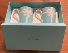 ティファニー　ペアマグカップ　　リボンのサムネイル