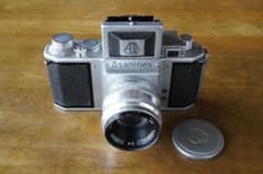 【動作品】アサヒフレックス + Takumar 58mm F2.4 タクマー58mm F2.4＋アサヒフレックスⅡB2.4型（シャッター不良