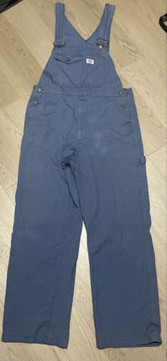 Dickies 青 デニム　オーバーオールのサムネイル