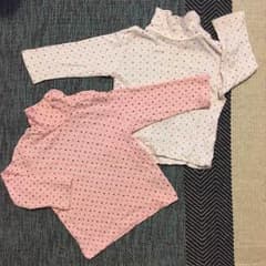 ＊専用＊【送料込】UNIQLO★セット80★ユニクロ★ロンTハイネックのサムネイル