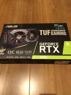ASUS  RTX2060 TUF GAMING OC 6GBのサムネイル
