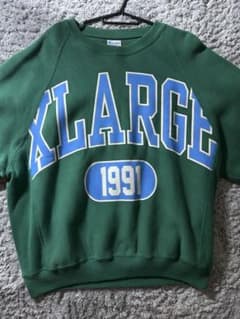 XLARGE グリーン トレーナー 1991年のサムネイル