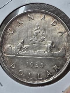 カナダ連邦 ジョージ5世 1 ドル銀貨 1935 - メルカリ