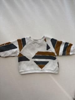 ZARA 裏起毛トップス　6-9M 長袖トレーナー　74のサムネイル