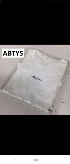 ABYTS 佐藤健　クルーネック　Tシャツ　ホワイト　0サイズ ABYTS 佐藤健 クルーネック Tシャツ ホワイト 1サイズ - メルカリ
