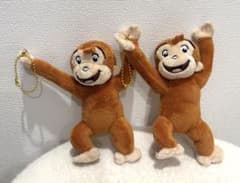 おさるのジョージ ぬいぐるみキーホルダー２点セットのサムネイル