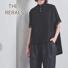 ザリラクス THE RERACS フレアポロシャツ バンドカラー ゆったり 38