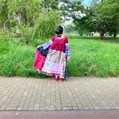 秋色リメイクワンピース✩.*˚のサムネイル
