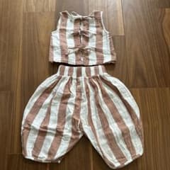 organic zoo ストライプ　セットアップ1-2y organic zoo ストライプセットアップ 6-12m - メルカリ