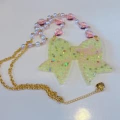 Angelic Pretty きらめきリボンネックレス - メルカリ
