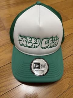 NEW ERA ニューエラ メッシュキャップ グリーン ホワイト 刺繍ロゴのサムネイル