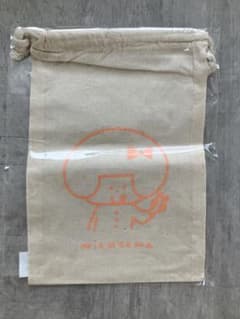 シール付き！mizutama 巾着 (テプラ MARK付属品)のサムネイル