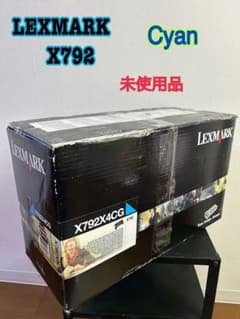 Lexmark レックスマーク純正トナーカートリッジ X792 Cyan未使用品