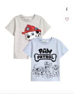 値下げ！H&M キッズ Tシャツ 2枚組 ★水通しのみのサムネイル