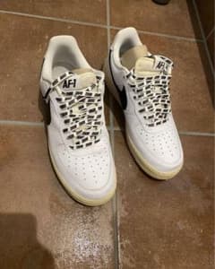 Nike Air Force 1 ホワイト/ブラックのサムネイル