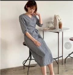 dholic ワンピース　チェックのサムネイル