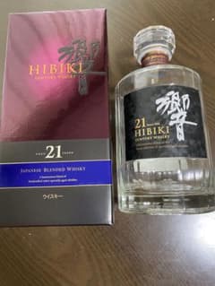 響 21年 ウイスキー 700ml 空瓶 箱付きのサムネイル